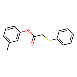 Phenylthioacetic acid, 3-methylphenyl ester