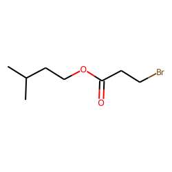 Propanoic acid, 3-bromo, 3-methylbutyl ester