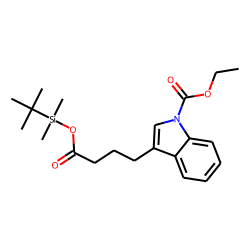 3-Indolebutyric acid, ethoxycarbonylated, TBDMS