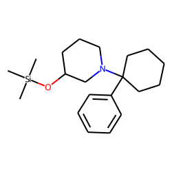 1-(1-phenylcyclohexyl)-3-hydroxypiperidine (TMS)