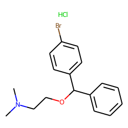 2-(P-bromobenzhydryloxy)-n,n-dimethylethylamine hydrochloride