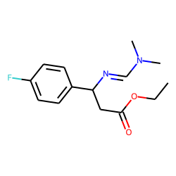 3-Amino-3-(4-fluorophenyl)propionic acid, N-dimethylaminomethylene-, ethyl ester