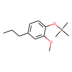 Phenol, 2-methoxy-4-propyl, TMS