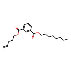 Isophthalic acid, octyl pent-4-enyl ester