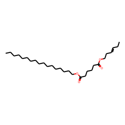 Adipic acid, heptadecyl trans-hex-3-enyl ester