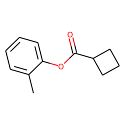 Cyclobutanecarboxylic acid, 2-methylphenyl ester