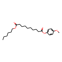 Sebacic acid, hexyl 4-methoxyphenyl ester