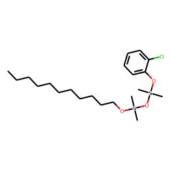 Silane, dimethyl(dimethyl(2-chlorophenoxy)silyloxy)undecyloxy-