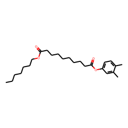 Sebacic acid, 3,4-dimethylphenyl heptyl ester