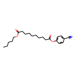 Sebacic acid, 4-cyanophenyl pentyl ester