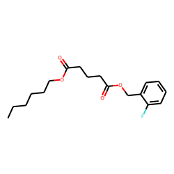 Glutaric acid, 2-fluorobenzyl hexyl ester