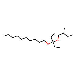 Silane, diethyldecyloxy(2-methylbutoxy)-
