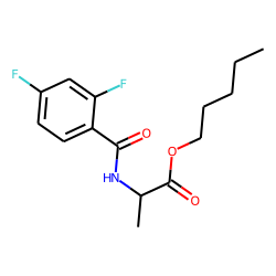D-Alanine, N-(2,4-difluorobenzoyl)-, pentyl ester