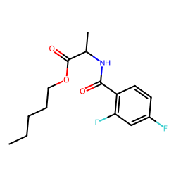 D-alanine, n-(2,4-difluorobenzoyl)-, pentyl ester