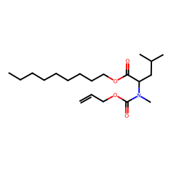 L-Leucine, N-allyloxycarbonyl-N-methyl-, nonyl ester