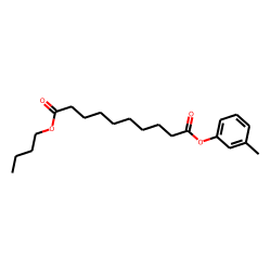 Sebacic acid, butyl 3-methylphenyl ester
