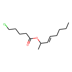 5-Chlorovaleric acid, oct-3-en-2-yl ester