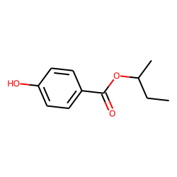 Benzoic acid, 4-hydroxy-, 1-methylpropyl ester