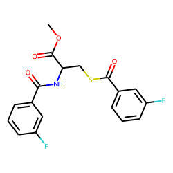 l-Cysteine, N,S-bis(3-fluorobenzoyl)-, methyl ester