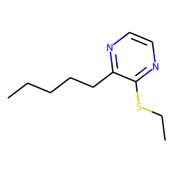 Pyrazine, 3-ethylthio-2-pentyl