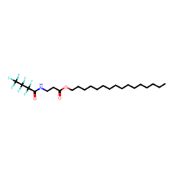 .beta.-Alanine, N-heptafluorobutyryl-, hexadecyl ester