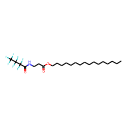 «beta»-Alanine, n-heptafluorobutyryl-, hexadecyl ester