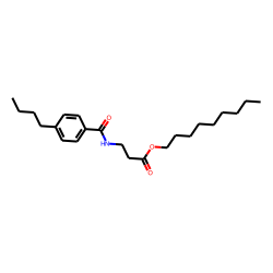 «beta»-Alanine, N-(4-butylbenzoyl)-, nonyl ester