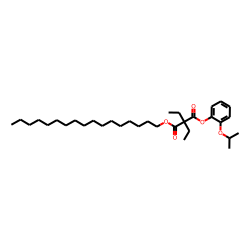Diethylmalonic acid, heptadecyl 2-isopropoxyphenyl ester