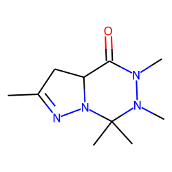 4,5,6,7-Tetrahydropyrazolo[1,5-d][1,2,4]-triazin-4-one, 2,5,6,7,7-pentamethyl