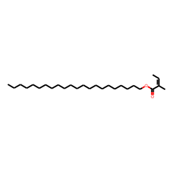 Docosyl (E)-2-methylbut-2-enoate