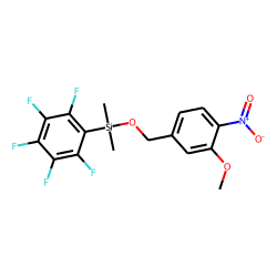 (3-Methoxy-4-nitrophenyl)methanol, dimethylpentafluorophenylsilyl ether