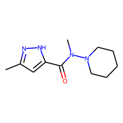 5-Methyl-2H-pyrazole-3-carboxylic acid, 1-methyl-2,2-pentamethylene hydrazide