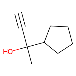 Cyclopentylethynylmethyl carbinol
