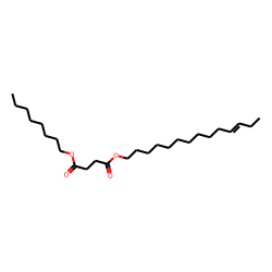 Succinic acid, octyl tetradec-11-enyl ester