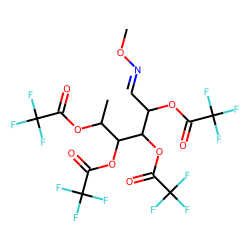 L-(+)-Rhamnose, tetrakis(trifluoroacetate), methyloxime (syn)