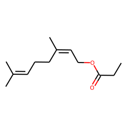 2,6-Octadien-1-ol, 3,7-dimethyl-, propanoate, (Z)-