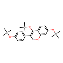 Dihydrodaidzein (enol) tri-4,7,4'-d9-TMS