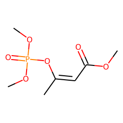 2-Butenoic acid, 3-[(dimethoxyphosphinyl)oxy]-, methyl ester, (E)-