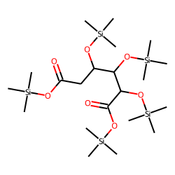 Arabino-hexaric acid, 2-deoxy-3,4,5-tris-O-(trimethylsilyl)-, bis(trimethylsilyl) ester