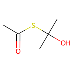 Ethanethioic acid, S-(1-hydroxy-1-methylethyl) ester