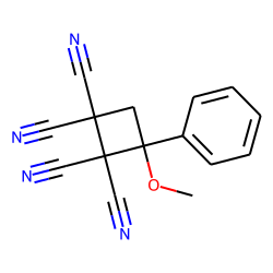 1,1,2,2-Cyclobutanetetracarbonitrile, 3-methoxy-3-phenyl-