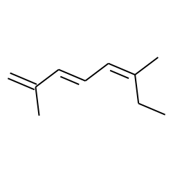 2,6-Dimethyl 1,3,5-octatriene (trans)