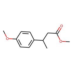 Hydrocinnamic acid, p-methoxy-«beta»-methyl-, methyl ester