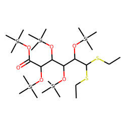 D-glucuronic acid, TMS diethyldithioacetal derivative