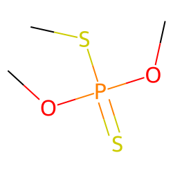 Phosphorodithioic acid, O,O,S-trimethyl ester
