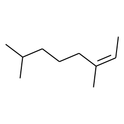 2,6-Dimethyl 6(7)-octene (trans)