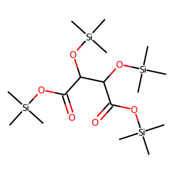 Butanedioic acid, 2,3-bis[(trimethylsilyl)oxy]-, bis(trimethylsilyl) ester, (R*,S*)-