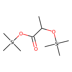 D-(-)-Lactic acid, trimethylsilyl ether, trimethylsilyl ester