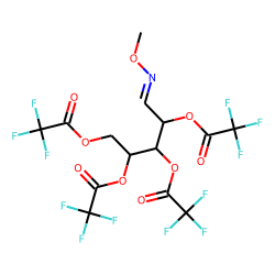 D-(-)-Lyxose, tetrakis(trifluoroacetate), methyloxime (syn)