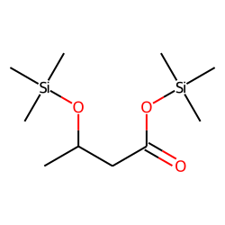 (R)-3-Hydroxybutyric acid, trimethylsilyl ether, trimethylsilyl ester